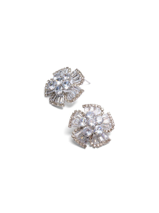 Crystal Flower Earrings