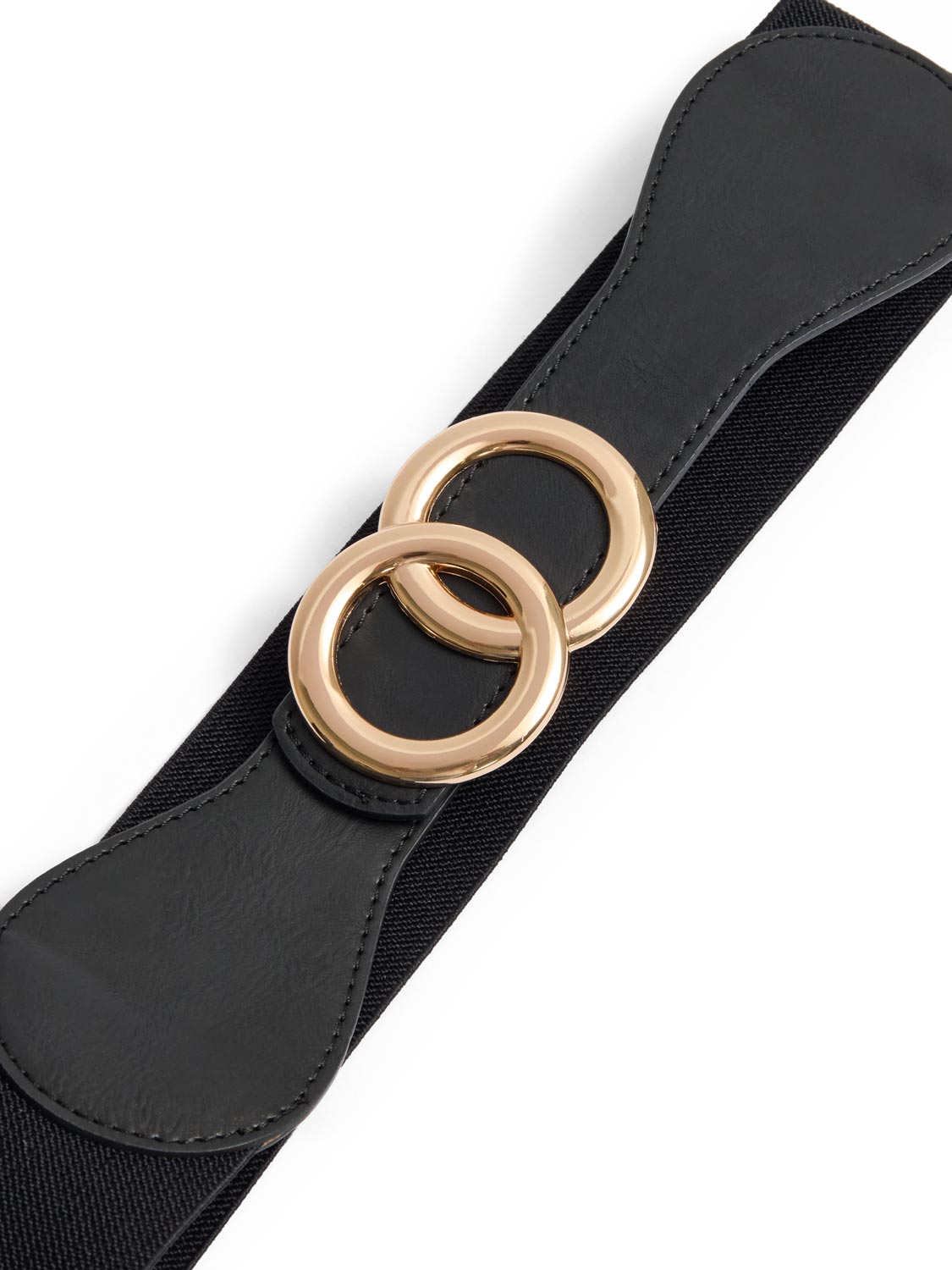 Elastic Double Buckle Belt