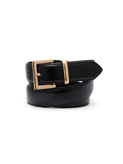 2-Pack Of Gold Buckle Belts