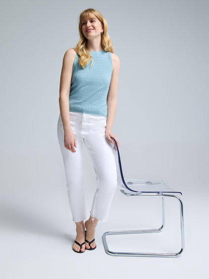 Cable Knit Sleeveless Sweater