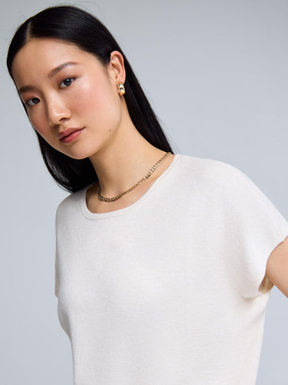 Short Sleeve Crew Neck Sweater