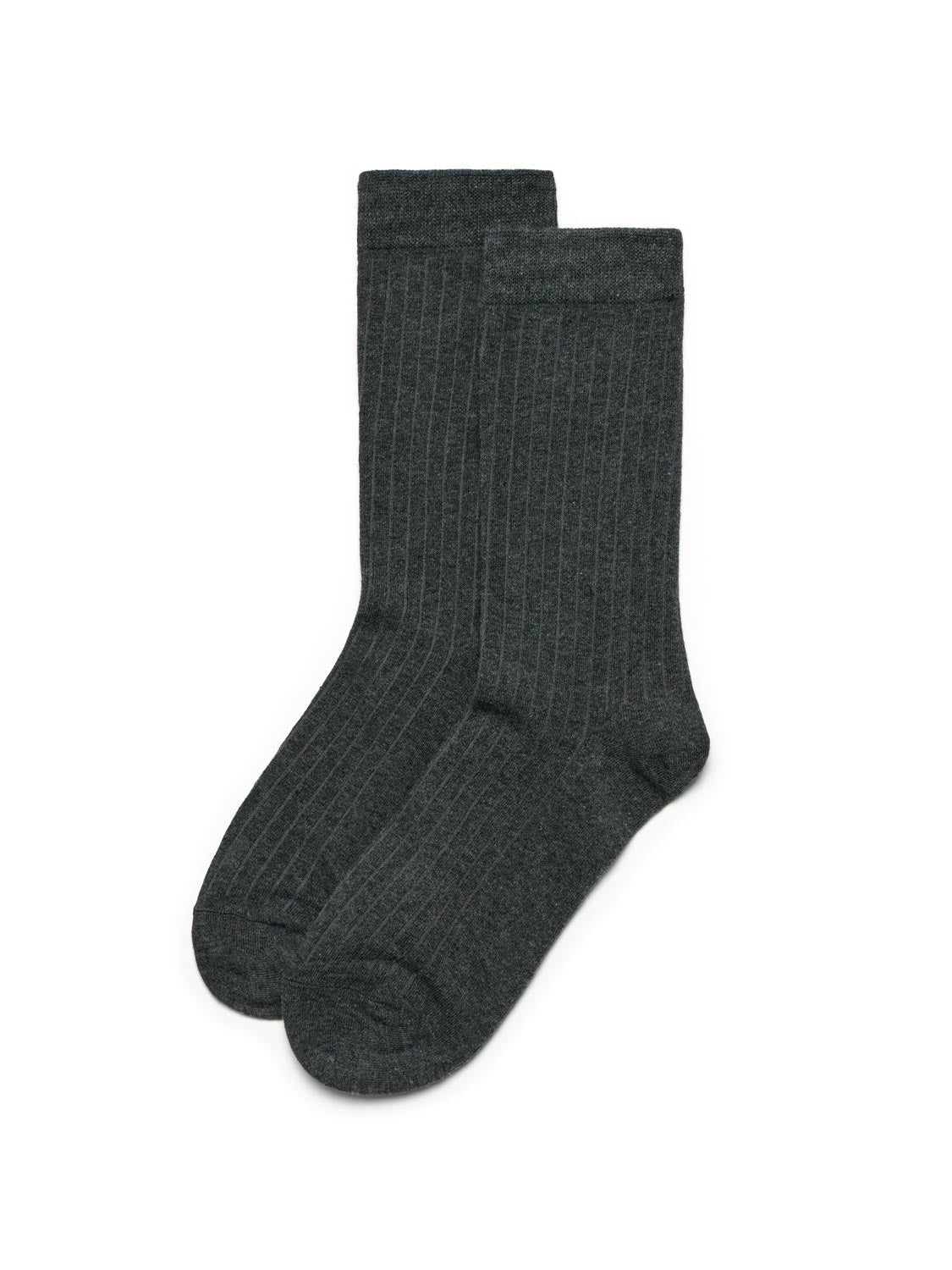 Ribbed Crew Socks