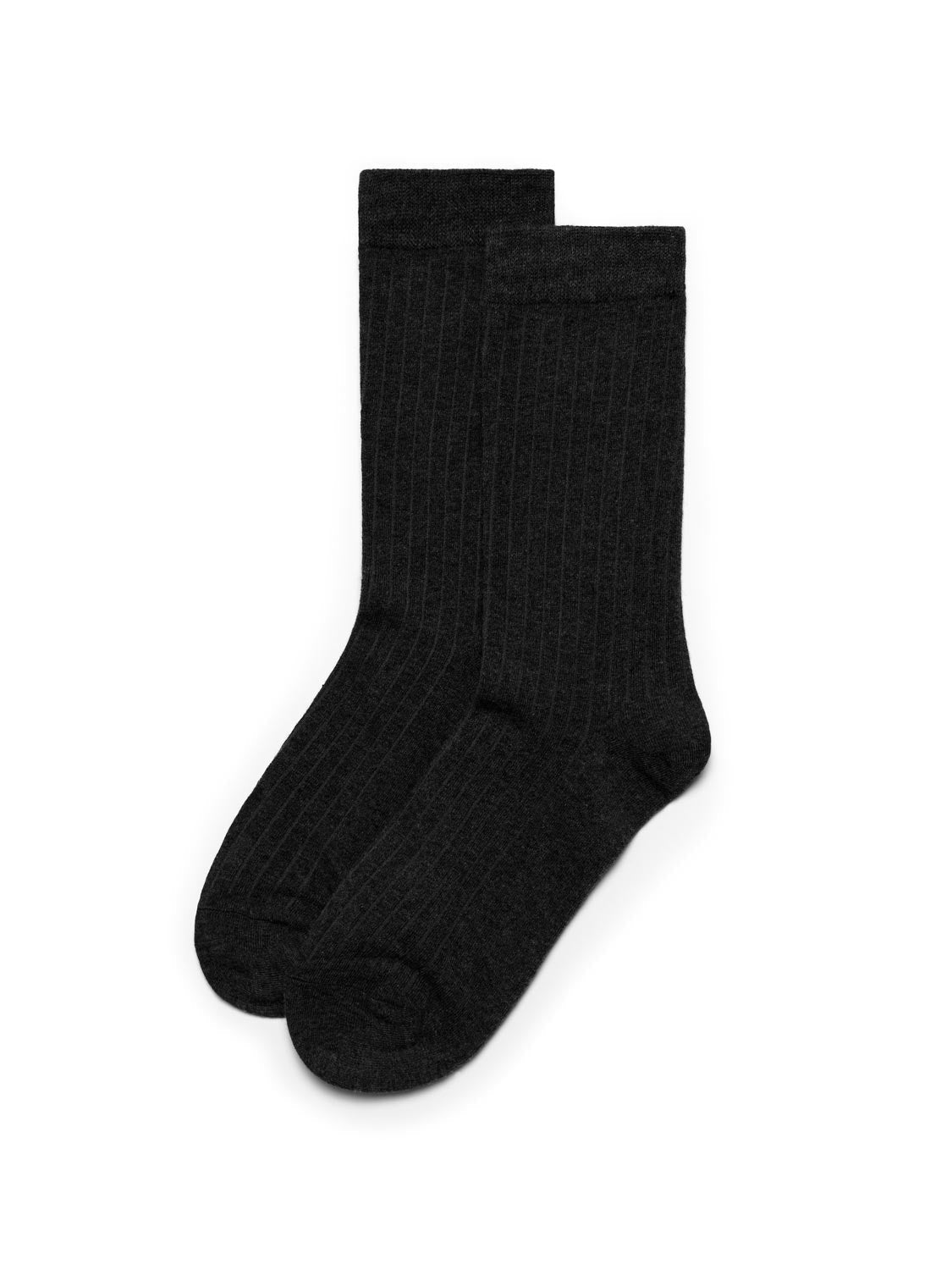 Ribbed Crew Socks