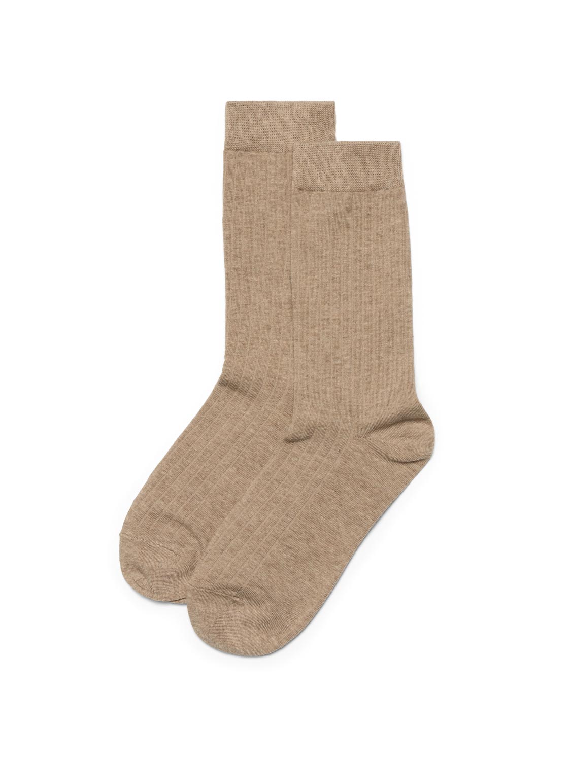 Ribbed Crew Socks