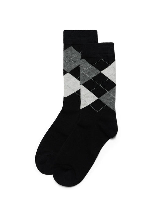 Argyle Crew Socks