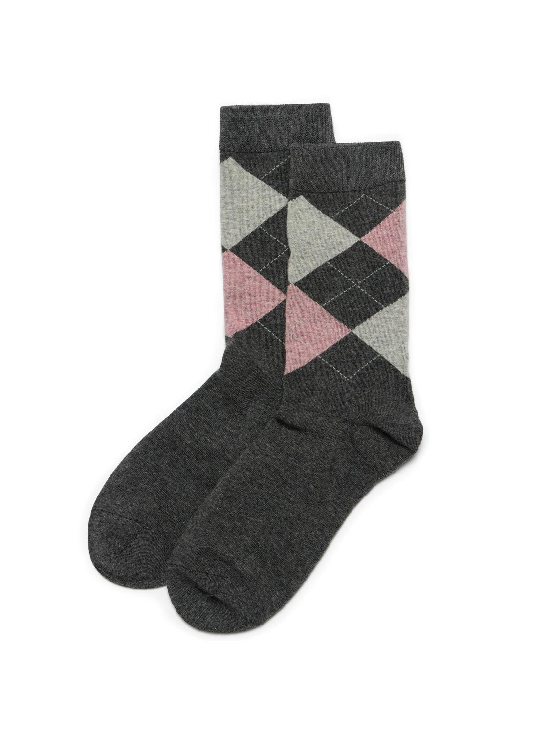 Argyle Crew Socks
