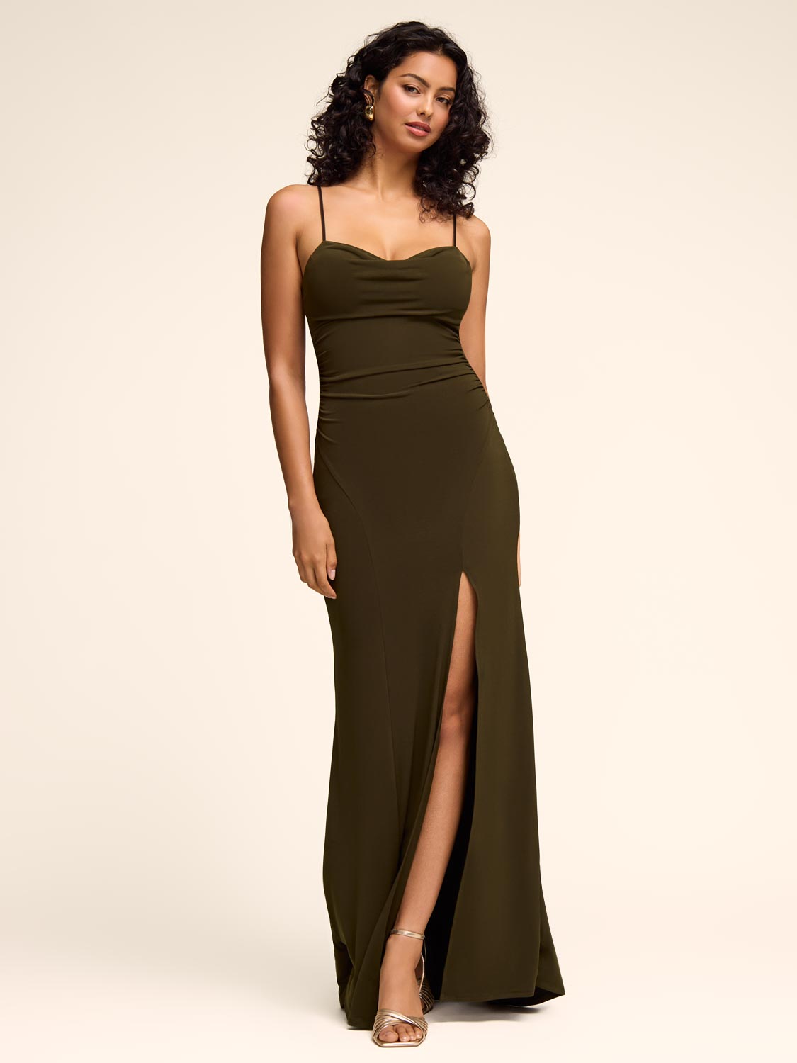 Cowl Neck Gown