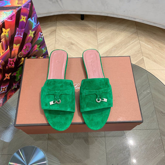 LP SUMMER CHARMS SANDALS EMERALD SUEDE