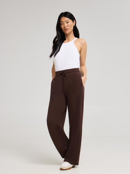 Cloud Fleece Wide-Leg Pants