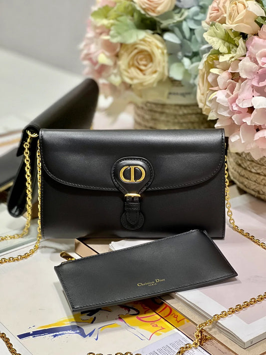 Dior Bobby Wallet on Chain East West Black - 21.5_12_4cm