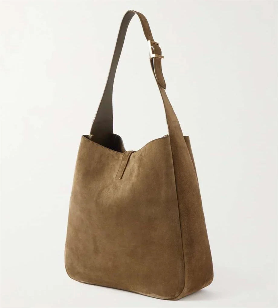 SAINT LAURENT Le 5 _ 7 suede tote