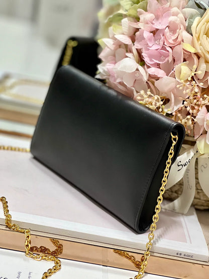 Dior Bobby Wallet on Chain East West Black - 21.5_12_4cm