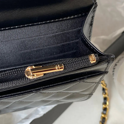 CHANEL  Handbag AP3240 GP Black Size 19 cm