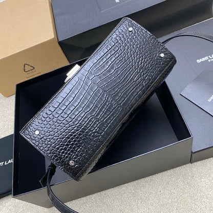 Authentic Saint Laurent CASSANDRA Top Handle Bag 578000  24_20x11cm