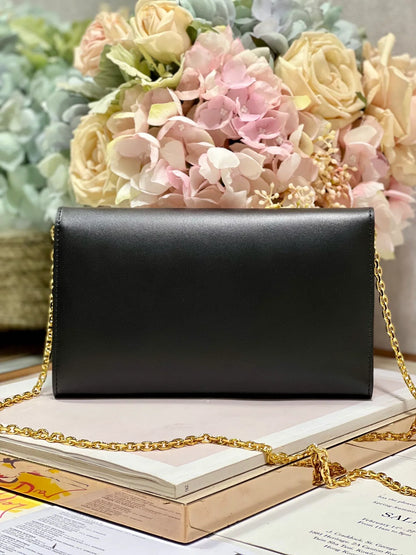 Dior Bobby Wallet on Chain East West Black - 21.5_12_4cm