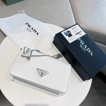 pra retro shiny small square bag