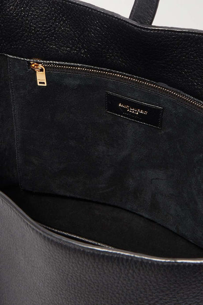 SAINT LAURENT Le 5 _ 7 textured-leather tote