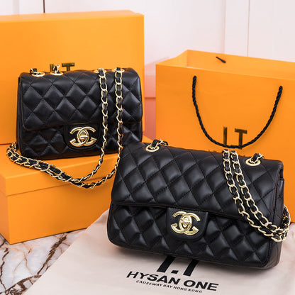 Chanel ___ ______________ ________ in Black Lambskin