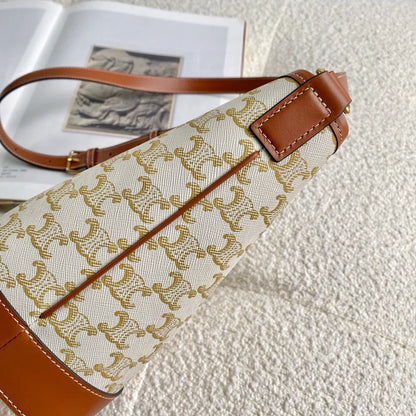 Celine flower white 20 small bucket bag 20_22_13cm