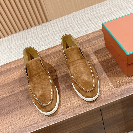 LP OPEN WALK LOAFERS SEPIA SUEDE